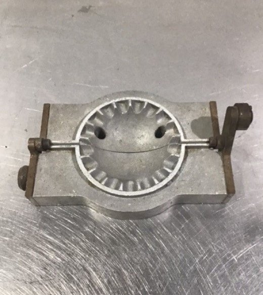 Camwheat Hand Pasty Machine Die, 100mm Fluted Crimp