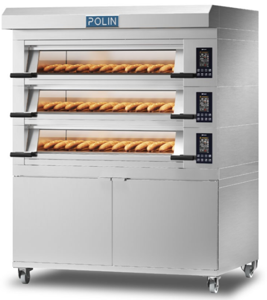 Polin 2 Tray (40cm x 60cm) Stratos XP High Control Modular Deck Oven - 1 Deck (2 Trays wide)