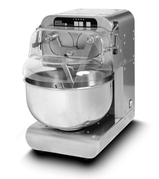 Bernardi 3kgs Twin Arm Miss Baker Dough Mixer - Stainless-Steel Model